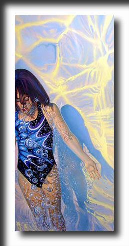 Breath, digital painting, surreal painting, fantasy art, nudes, painting, illusion